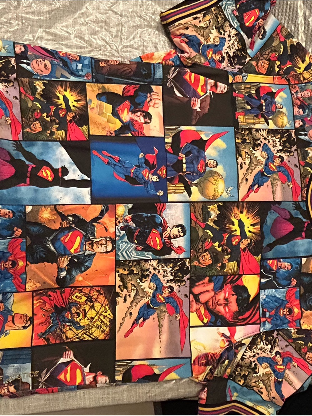 Robert Graham Multicolor Comic Panel Print Tee